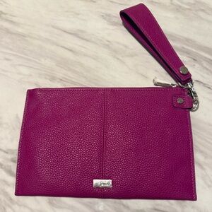 Elegant Purple Wristlet Clutch